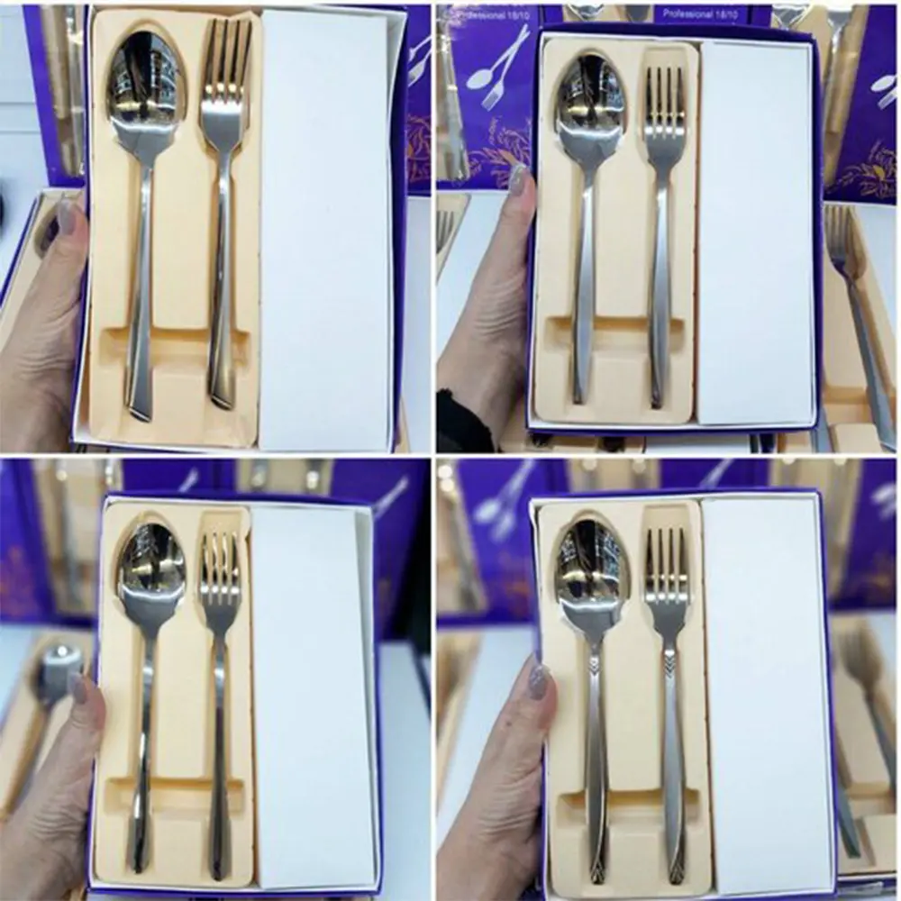 قاشق چنگال 6نفره دستی مدل مارک یونیک 18/۸