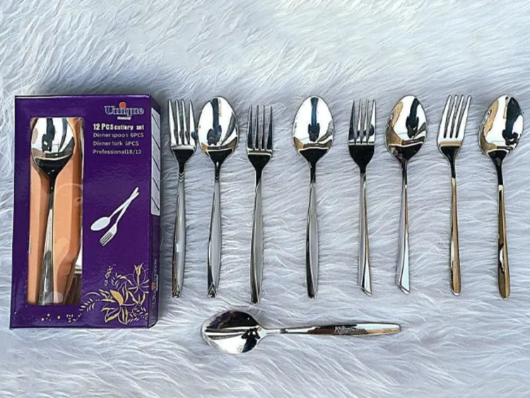 قاشق چنگال 6نفره دستی مدل مارک یونیک 18/۸