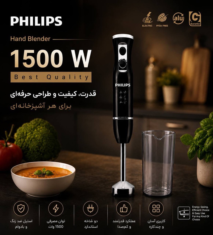 گوشت کوب چند کاره مدل فیلیپس