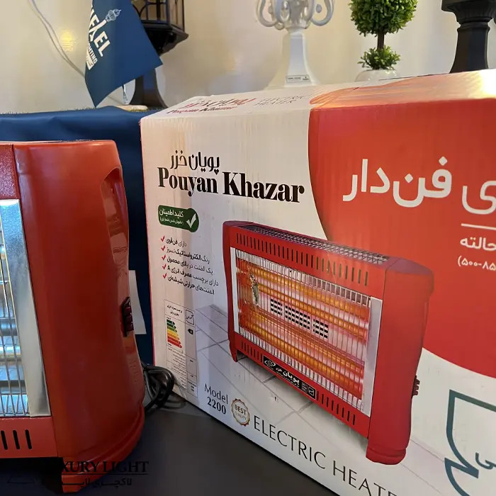 بخاری 5شعله فن دار مدل پویان خزر مدل 2200