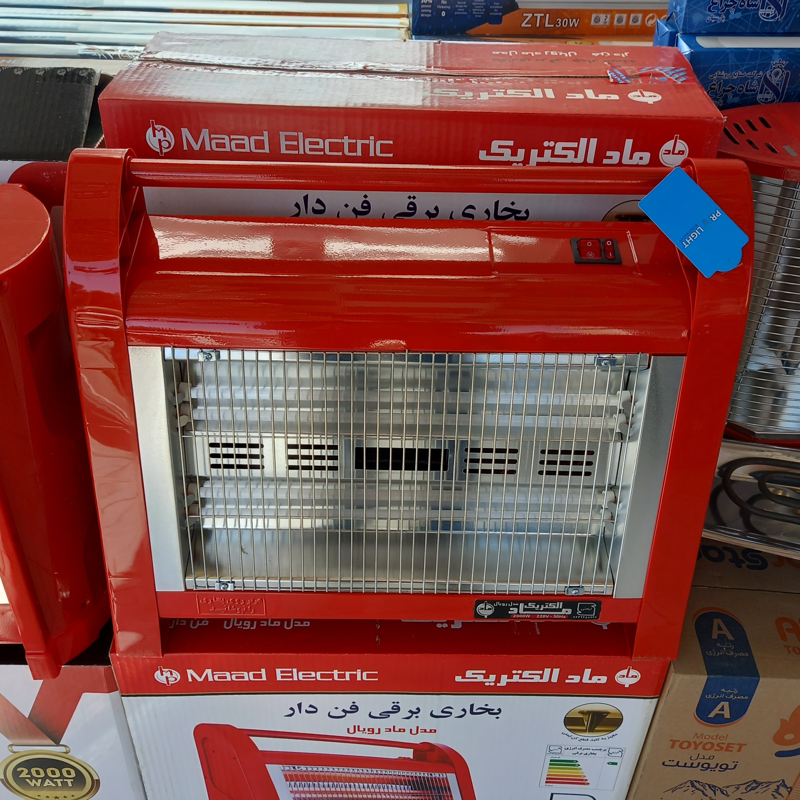 بخاری برقی 4المنت مدل ماد الکترونیک